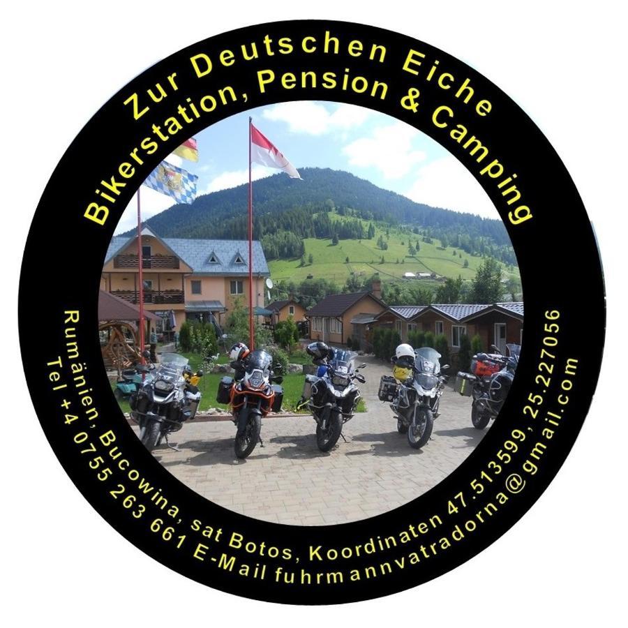 Pension, Camping & Biker Station Zur Deutschen Eiche Ciocanesti Exterior photo